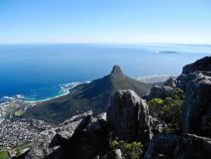 from atop Table Mountain